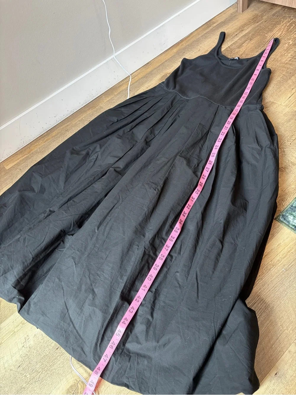 J. Crew Black Tank Bubble Hem Dress